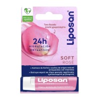 Liposan Soft Rose Lip Balm με Χρώμα Soft Rose 4.8gr