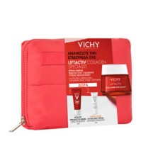 Vichy Promo Liftactiv Collagen Specialist Κρέμα Ημέρας 50ml & B3 Specialist Serum 5ml & Capital Soleil Spf50 3ml & Τσαντάκι