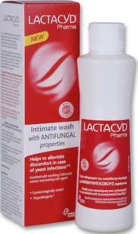 Lactacyd Pharma Antifungal Wash Υγρό Καθαρισμού της Ευαίσθητης Περιοχής  250ml