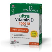 Vitabiotics Ultra Vitamin D 2000IU, 96Tabs