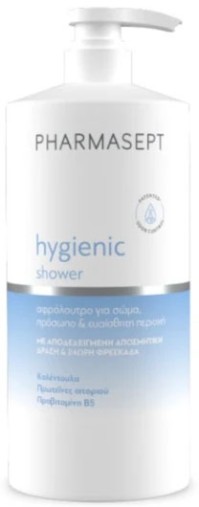 Pharmasept Tol Velvet Hygienic Shower Αφρόλουτρο με Ήπια Αντισηπτική Δράση για Σώμα - Πρόσωπο - Ευαίσθητη Περιοχή 1lt