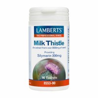 Lamberts Milk Thistle 8500mg, Συμπλήρωμα Διατροφής με Γαϊδουράγκαθο για την Προστασία Ήπατος & για Αποτοξίνωση, 90tabs