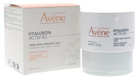 Avene Activ B3 Κρέμα Προσώπου Νυκτός για Ενυδάτωση & Αντιγήρανση με Υαλουρονικό Οξύ 40ml
