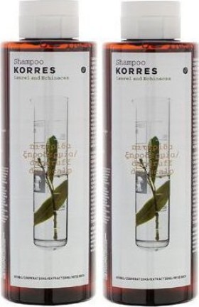 Korres Promo Shampoo Δάφνη Και Echinacea -50% στο δεύτερο προϊόν