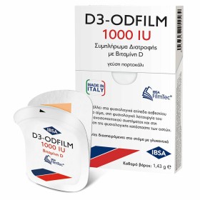 Ibsa D3-Odfilm Βιταμίνη για Ανοσοποιητικό 1000iu Πορτοκάλι 30τμχ