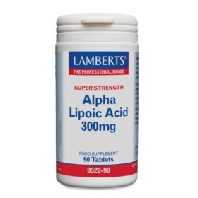 Lamberts Alpha Lipoic Acid 300mg, Αντιοξειδωτικό Συμπλήρωμα Άλφα Λιποϊκού Οξέως, 90 tabs