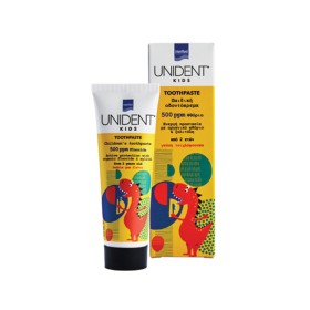 Intermed Οδοντόκρεμα Unident 50ml 500 ppm με Γεύση Τσιχλόφουσκα για 2+ χρονών