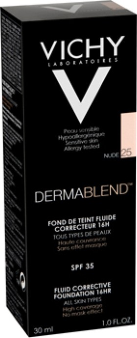 Dermablend Fluid 25 Nude Διορθωτικό Υγρό Make-up Υψηλής Κάλυψης 30ml
