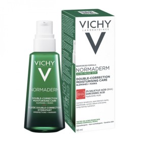 Vichy Normaderm Phytosolution Double Correction Daily Care Ενυδατική Κρέμα Για Επιδερμίδες Με Ακμή  50ml