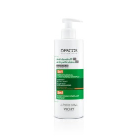 Vichy Dercos Anti Dandruff DS 2in1 Σαμπουάν κατά της Πιτυρίδας για Ξηρά Μαλλιά 390ml